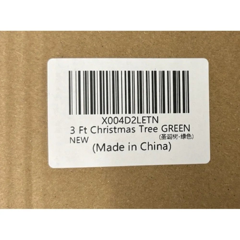 3 FT Small Artificial Green Christmas Tree w/ 50 Warm White &‎ Multicolor Lights